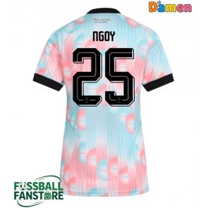 Belgien Nathan Ngoy #25 Replik Auswärtstrikot Damen WM 2026 Kurzarm